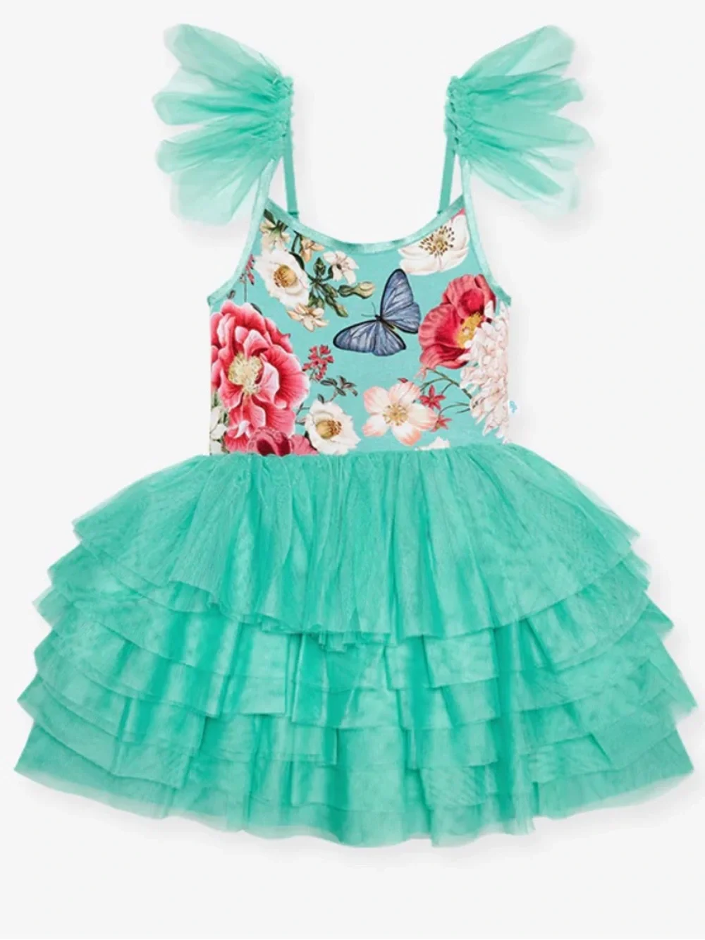 Posh Peanut Nikki Danielle Ruffled Tulle Smocked Dress
